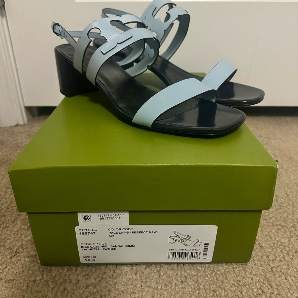Tory Burch Pale Blue Sandals
